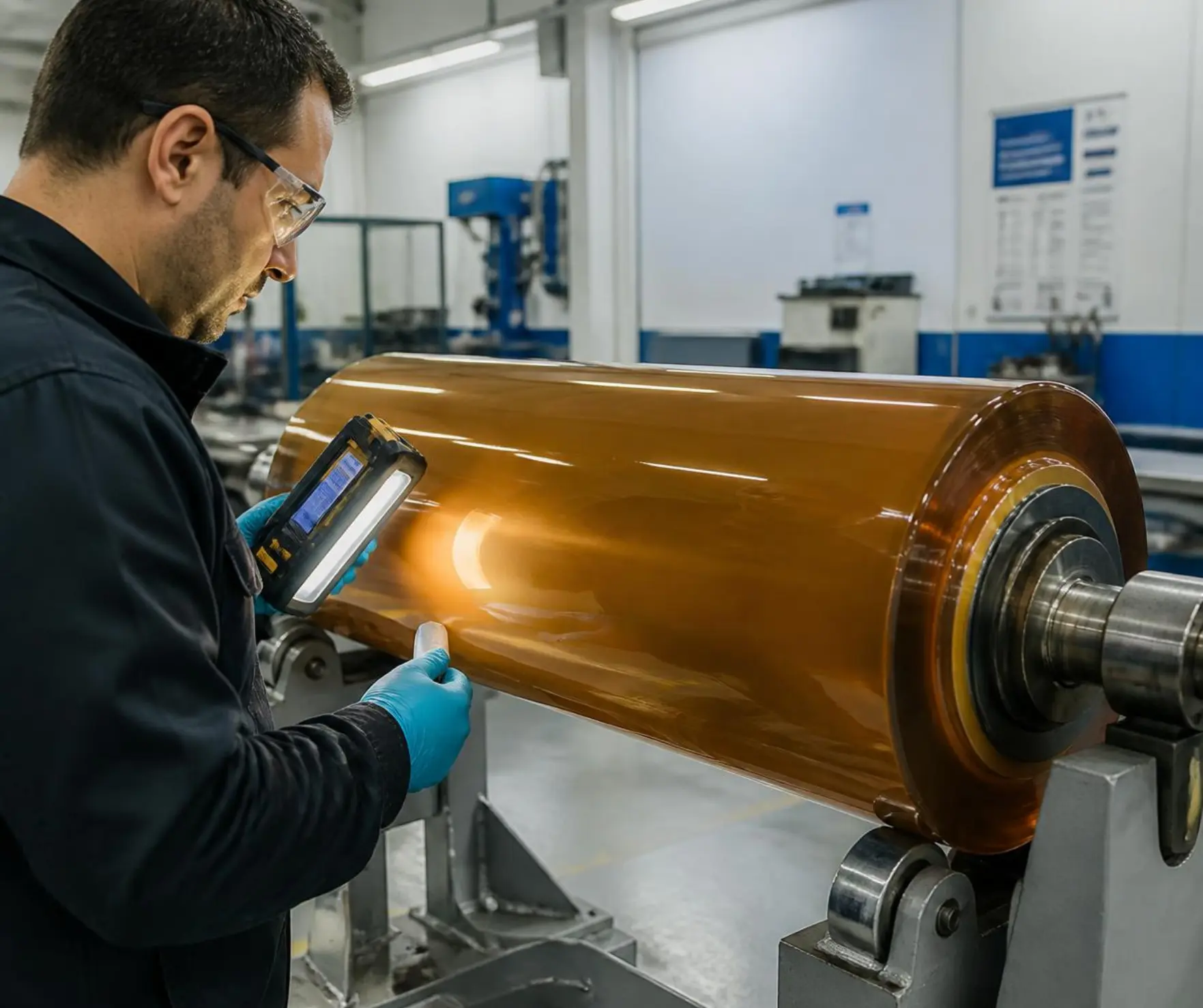 Tecnicos de GVR brindando asesoramiento en todas las industrias donde se requiere articulos especiales de poliuretano